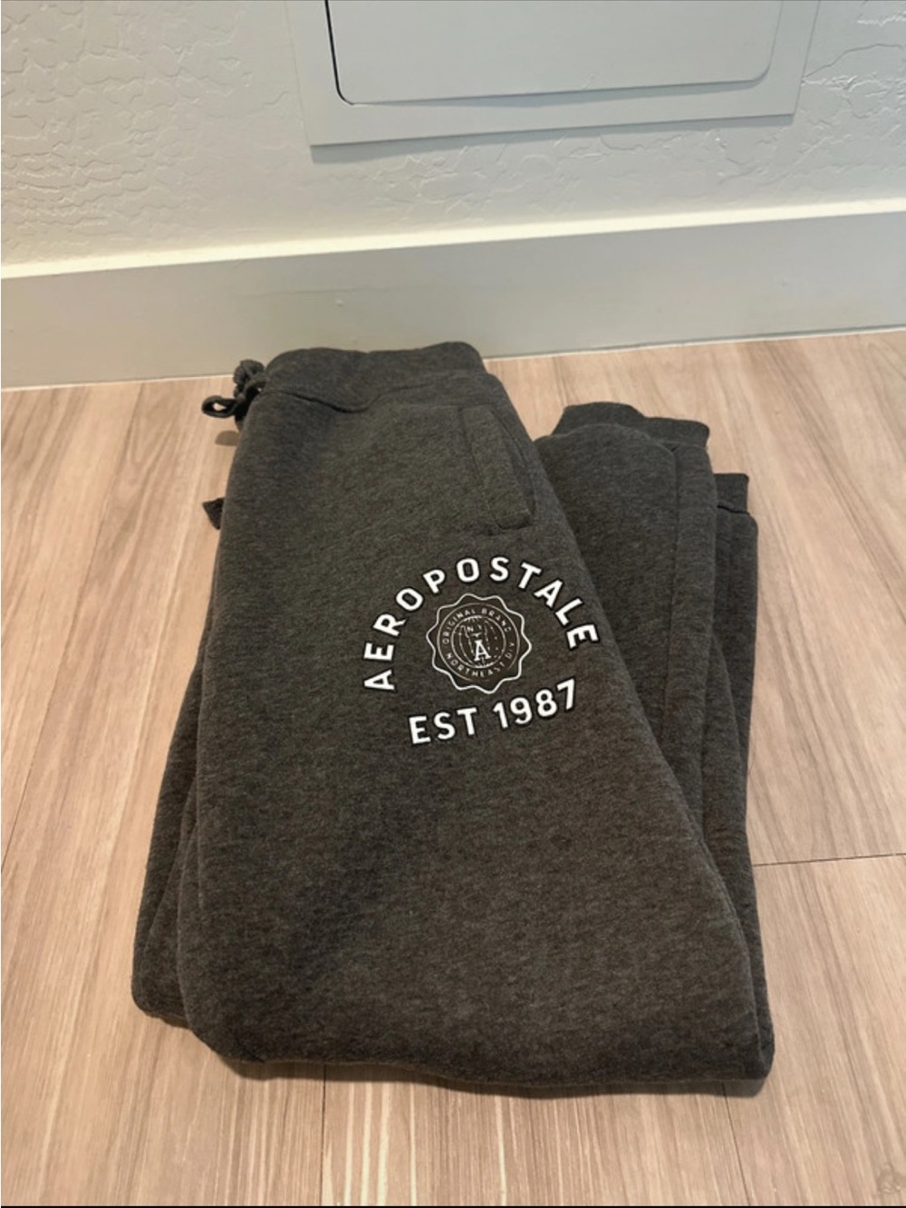 Aeropostale Dark Gray Drawstring Sweatpants